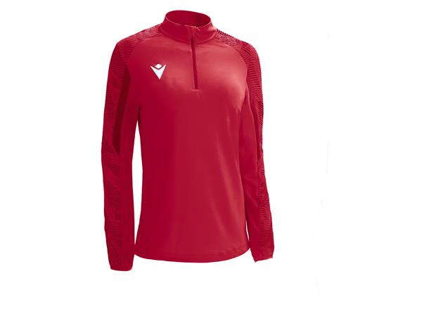 Dora Womens 1/4 Zip Top  RED S Teknisk treningsgenser til dame 
